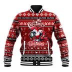 Personalized Dolphins Rugby Xmas Baseball Jacket Australia NRL Mascot