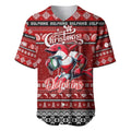 Personalized Dolphins Rugby Xmas Baseball Jersey Australia NRL Mascot