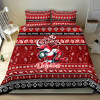 Dolphins Rugby Xmas Bedding Set Australia NRL Mascot