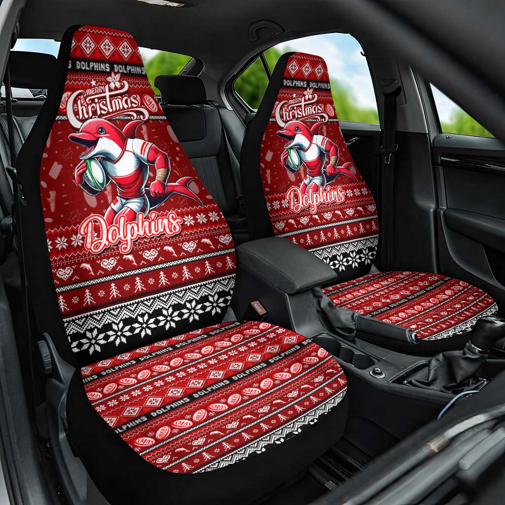 Dolphins Rugby Xmas Car Seat Cover Australia NRL Mascot