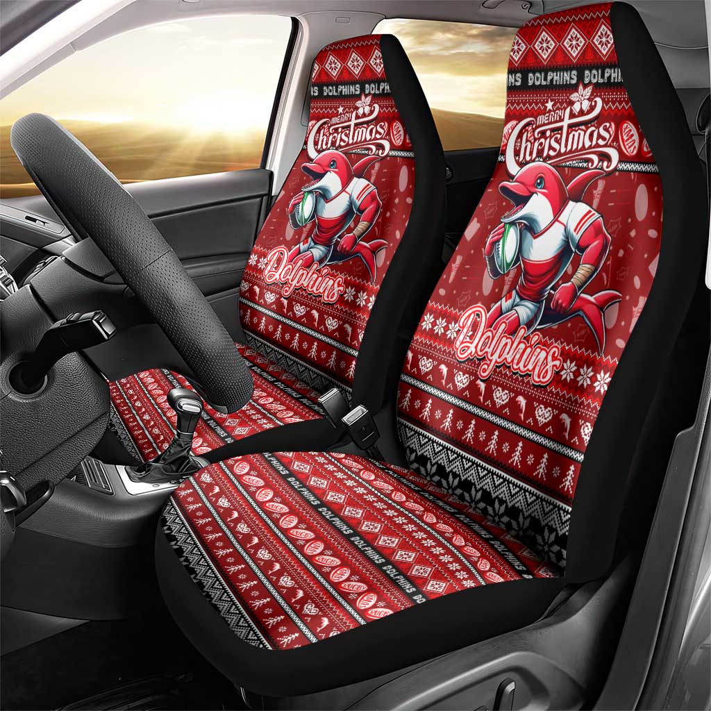 Dolphins Rugby Xmas Car Seat Cover Australia NRL Mascot