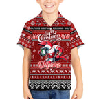 Personalized Dolphins Rugby Xmas Hawaiian Shirt Australia NRL Mascot