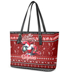 Dolphins Rugby Xmas Leather Tote Bag Australia NRL Mascot