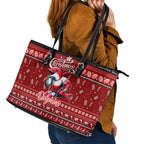 Dolphins Rugby Xmas Leather Tote Bag Australia NRL Mascot