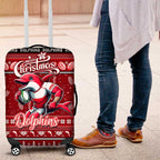 Dolphins Rugby Xmas Luggage Cover Australia NRL Mascot