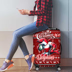 Dolphins Rugby Xmas Luggage Cover Australia NRL Mascot