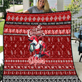 Dolphins Rugby Xmas Quilt Australia NRL Mascot