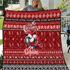 Dolphins Rugby Xmas Quilt Australia NRL Mascot
