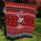 Dolphins Rugby Xmas Quilt Australia NRL Mascot