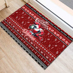 Dolphins Rugby Xmas Rubber Doormat Australia NRL Mascot