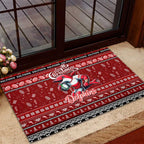 Dolphins Rugby Xmas Rubber Doormat Australia NRL Mascot