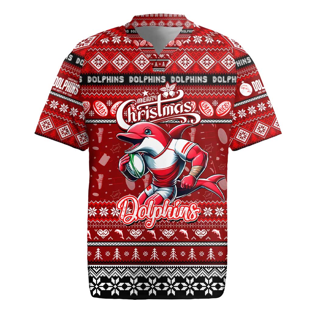Personalized Dolphins Rugby Xmas Rugby Jersey Australia NRL Mascot