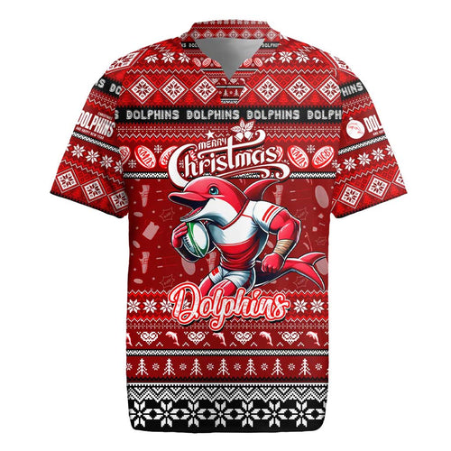 Personalized Dolphins Rugby Xmas Rugby Jersey Australia NRL Mascot