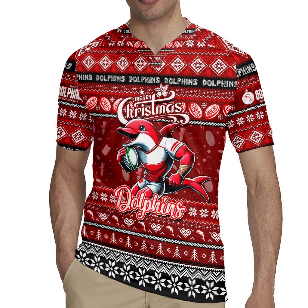 Personalized Dolphins Rugby Xmas Rugby Jersey Australia NRL Mascot