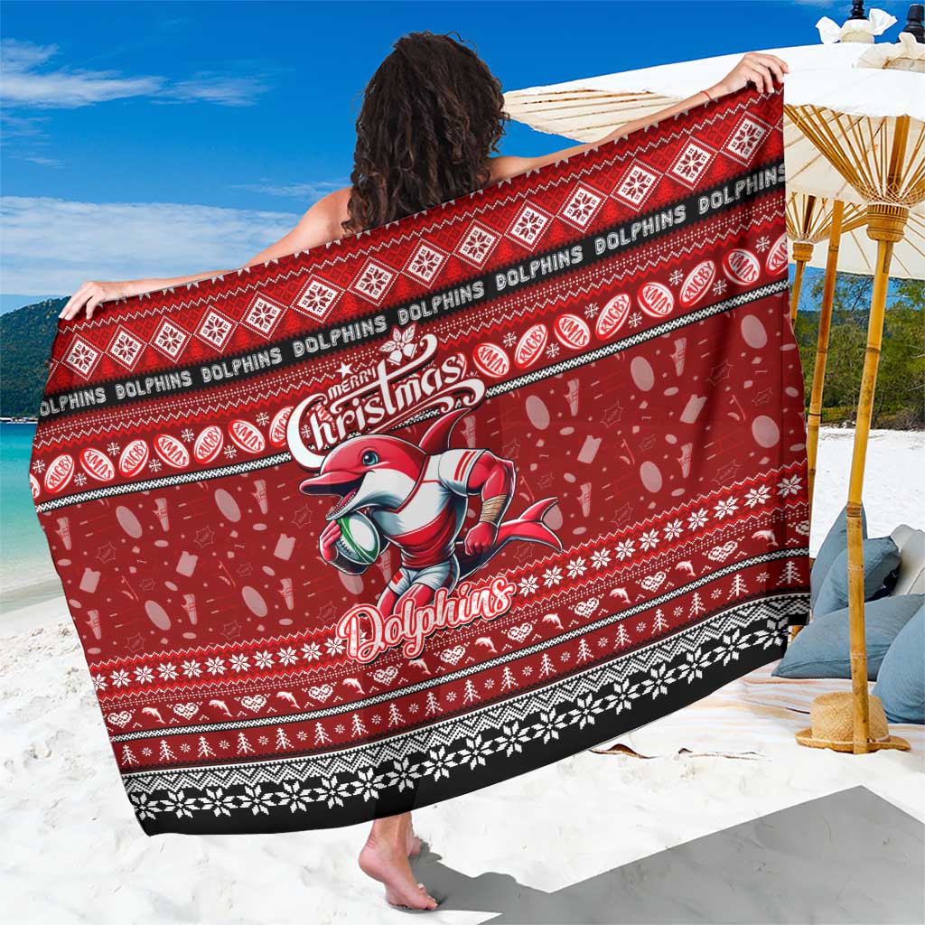 Dolphins Rugby Xmas Sarong Australia NRL Mascot