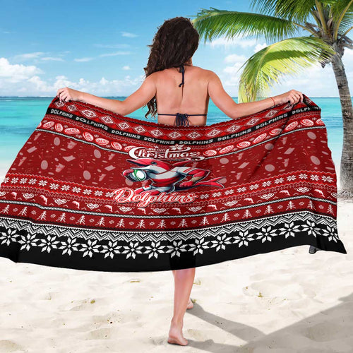 Dolphins Rugby Xmas Sarong Australia NRL Mascot