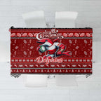 Dolphins Rugby Xmas Tablecloth Australia NRL Mascot
