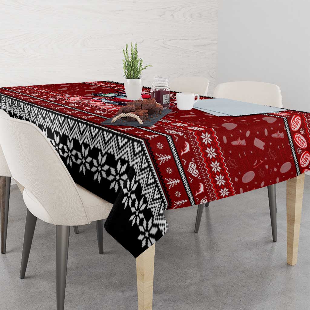 Dolphins Rugby Xmas Tablecloth Australia NRL Mascot