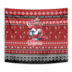 Dolphins Rugby Xmas Tapestry Australia NRL Mascot