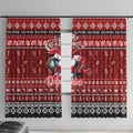 Dolphins Rugby Xmas Window Curtain Australia NRL Mascot