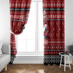 Dolphins Rugby Xmas Window Curtain Australia NRL Mascot