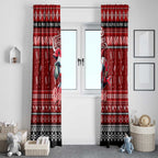 Dolphins Rugby Xmas Window Curtain Australia NRL Mascot