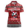 Personalized Dolphins Rugby Xmas Women Polo Shirt Australia NRL Mascot