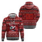 Personalized Dolphins Rugby Xmas Zip Hoodie Australia NRL Mascot
