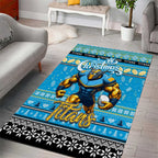 Titans Rugby Xmas Area Rug Australia NRL Mascot