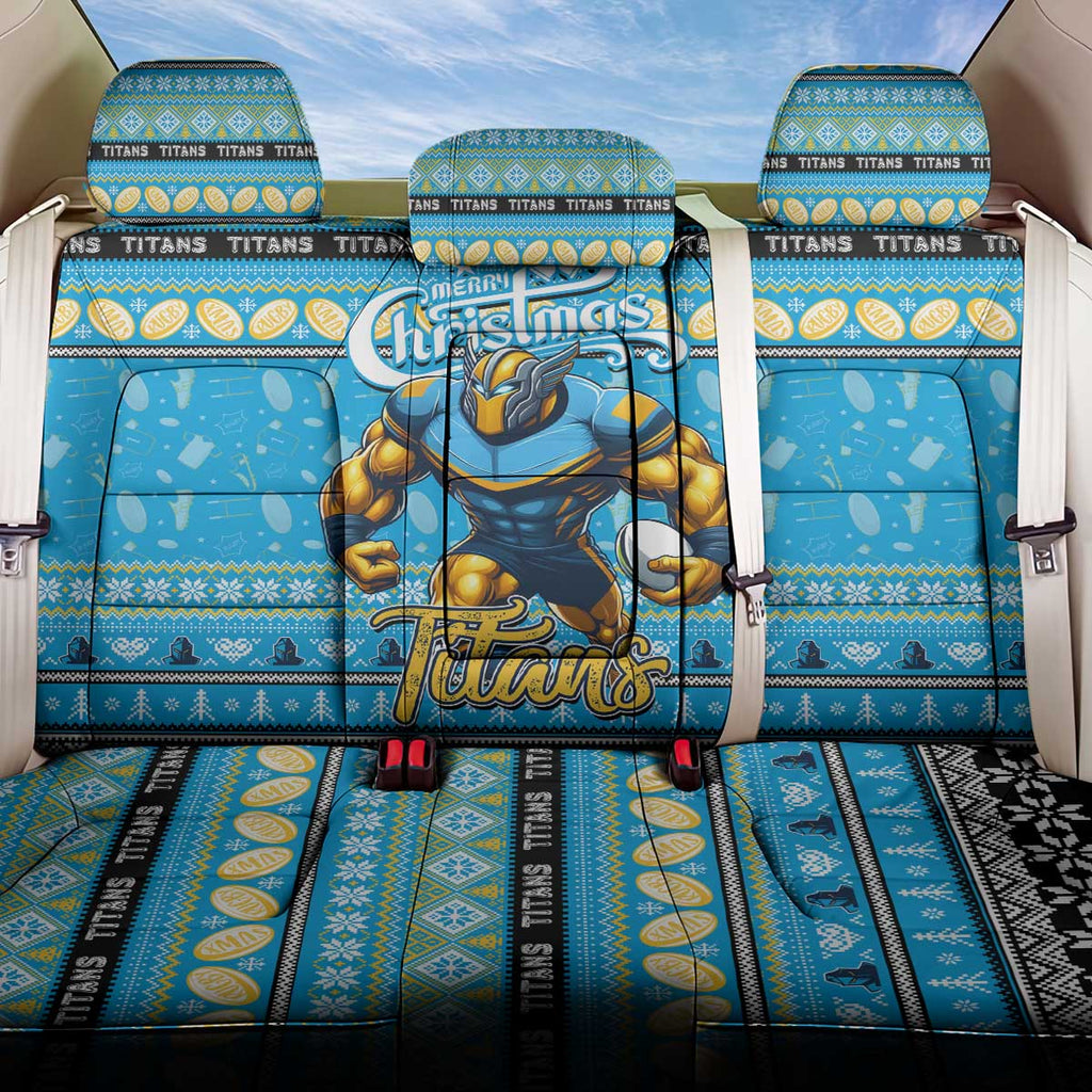 Titans Rugby Xmas Back Car Seat Cover Australia NRL Mascot