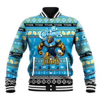 Personalized Titans Rugby Xmas Baseball Jacket Australia NRL Mascot