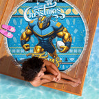 Titans Rugby Xmas Beach Blanket Australia NRL Mascot