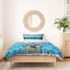 Titans Rugby Xmas Bedding Set Australia NRL Mascot