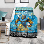 Titans Rugby Xmas Blanket Australia NRL Mascot
