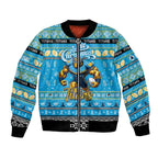 Personalized Titans Rugby Xmas Bomber Jacket Australia NRL Mascot