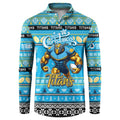 Personalized Titans Rugby Xmas Button Sweatshirt Australia NRL Mascot