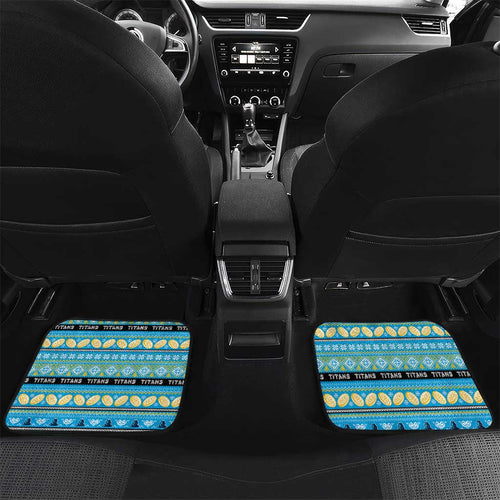 Titans Rugby Xmas Car Mats Australia NRL Mascot