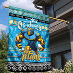 Titans Rugby Xmas Garden Flag Australia NRL Mascot