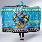 Titans Rugby Xmas Hooded Blanket Australia NRL Mascot
