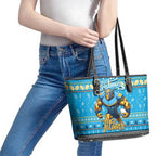 Titans Rugby Xmas Leather Tote Bag Australia NRL Mascot