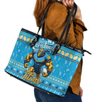 Titans Rugby Xmas Leather Tote Bag Australia NRL Mascot