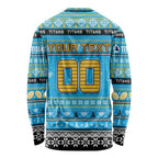 Personalized Titans Rugby Xmas Long Sleeve Shirt Australia NRL Mascot