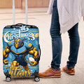 Titans Rugby Xmas Luggage Cover Australia NRL Mascot