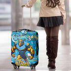 Titans Rugby Xmas Luggage Cover Australia NRL Mascot