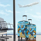 Titans Rugby Xmas Luggage Cover Australia NRL Mascot