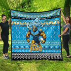Titans Rugby Xmas Quilt Australia NRL Mascot