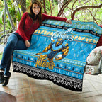 Titans Rugby Xmas Quilt Australia NRL Mascot