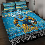 Titans Rugby Xmas Quilt Bed Set Australia NRL Mascot