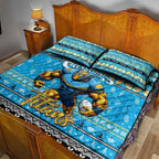 Titans Rugby Xmas Quilt Bed Set Australia NRL Mascot