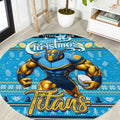 Titans Rugby Xmas Round Carpet Australia NRL Mascot